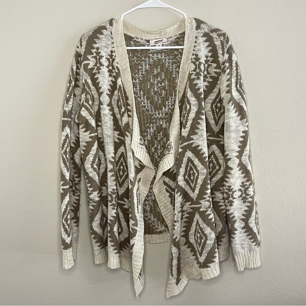 Arizona Jean Company Cardigan Juniors Plus Open Front Sweater XXL EUC